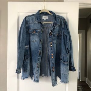 KanCan denim fashion jacket